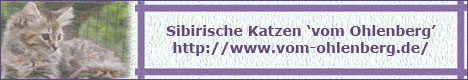 Banner der Sibirischen Katzen vom Ohlenberg