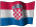 Kroatien-Flagge Kroatien-Flagge