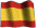 Spanien-Flagge Spanien-Flagge